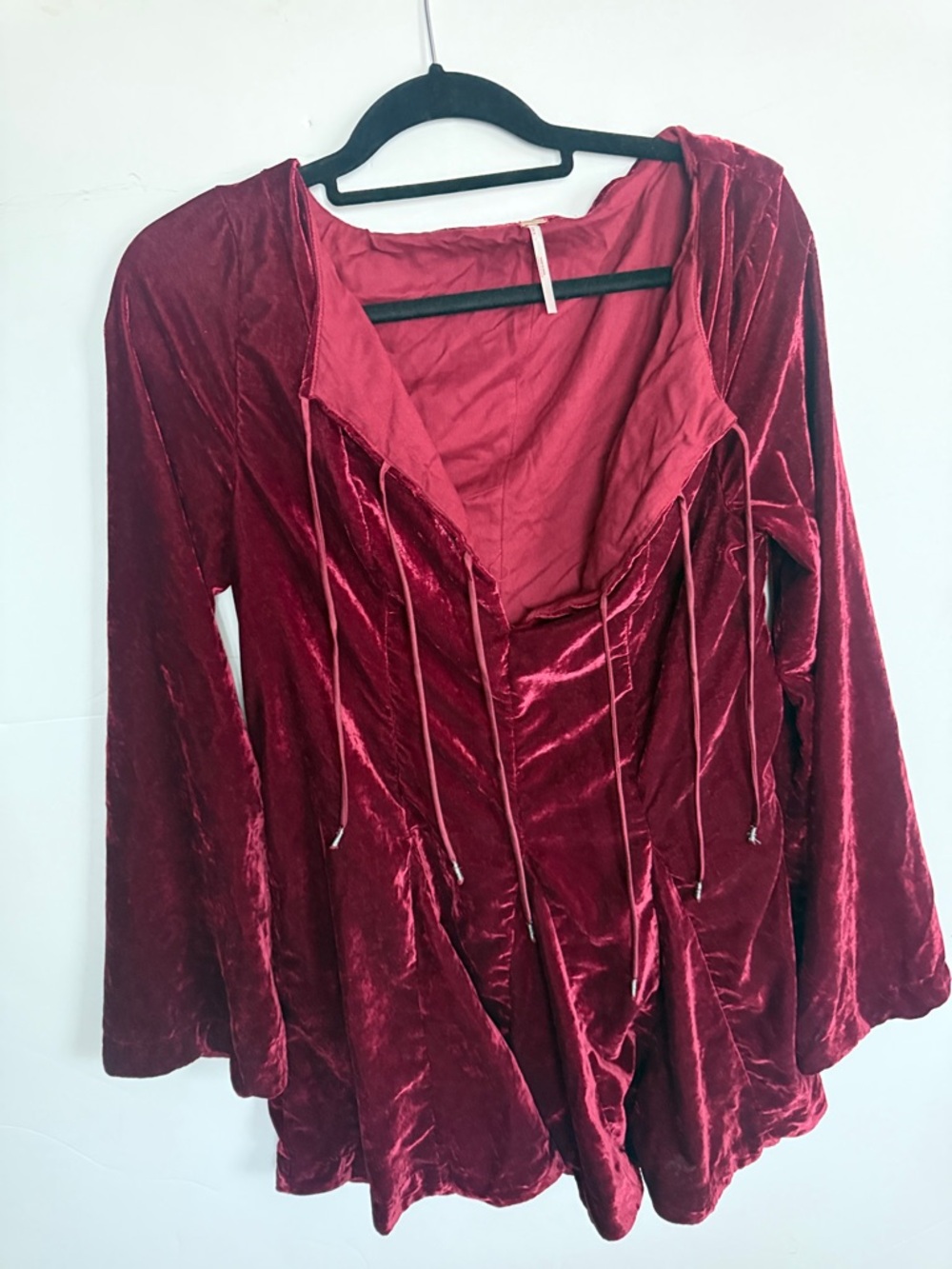 Free People Linney Velvet Midi Dress